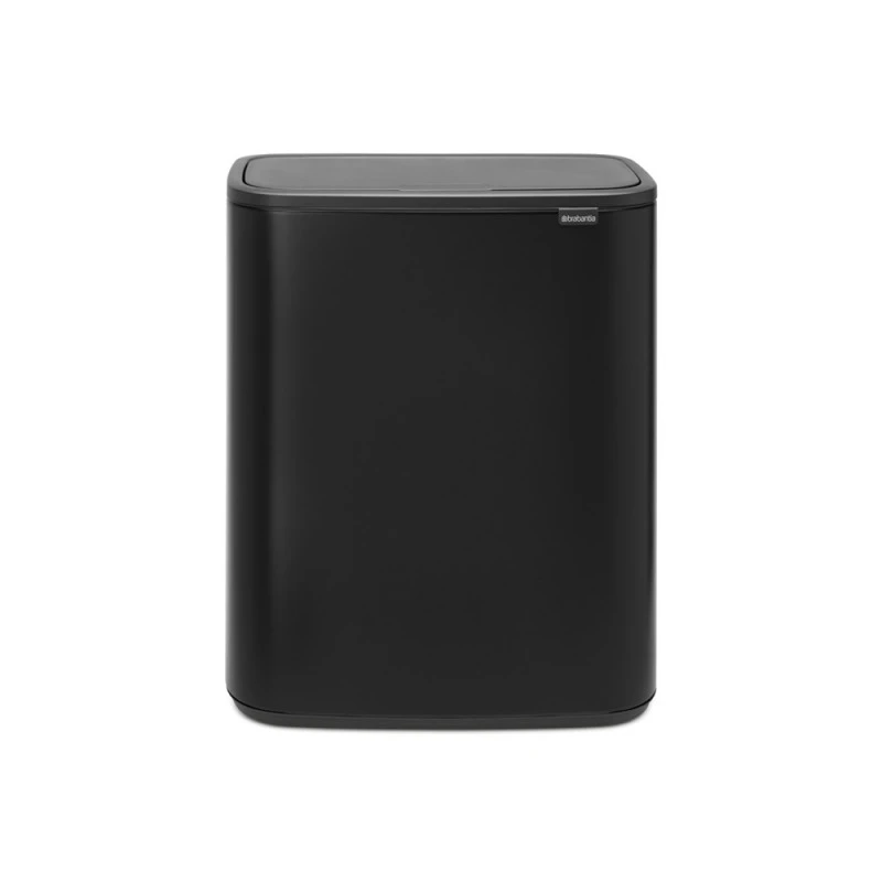 Кош за смет Brabantia Bo Touch 2x30L, Matt Black